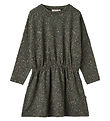 Wheat Robe - Selena - Black Charbon Small Fleurs