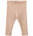 Wheat Leggings - Rib - Maddy - Rose Dust