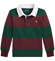 Polo Ralph Lauren Poolopusero - Tummanvihre/Bordeaux-raita