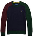 Polo Ralph Lauren Blouse - Knitted - Navy/Army/Bordeaux