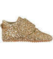 Arauto RAP Leder-Krabbelschuhe - Mingus - Gold Disco