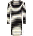 Sofie Schnoor Girls Dress - Rib - Black/Cream Striped
