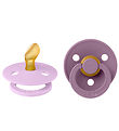 BIBS Colour Schnuller - 2er-Pack - Gr. 2 - Anatomisch - Violett 