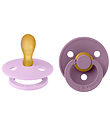 BIBS Colour Pacifiers - 2-Pack - Size 2 - Symmetrical - Violet S