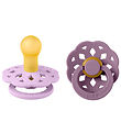 BIBS Bohemia Pacifiers - 2-Pack - Size 1 - Round - Violet Sky/Ma