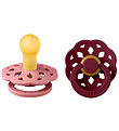 BIBS Boheme Pacifiers - 2-Pack - Size 1 - Round - Dusty Pink/Eld