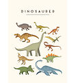 Citatplakat Poster - Kinderposter - Dinosaurussen - A3