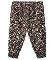 Wheat Trousers - Sara - Black Coal Flowers