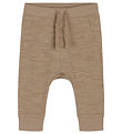 Hust and Claire Trousers - Wool/Bamboo - Gaby - Biscuit Melange