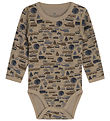 Hust and Claire Romper l/s - Wol/Bamboe - Baloo - Biscuitmelange