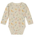 Hust and Claire Romper l/s - Wol - Bo - Wheat Gemeleerd