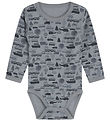 Hust and Claire Romper l/s - Wol/Bamboe - Baloo - Blue Wind