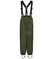 Hummel Pantalon shell av. Bretelles - hmlMonsun Tex - Olive nuit