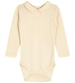 Hust and Claire Romper l/s - Wol/Bamboe - Beate - Ecru