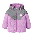 Name It Puffer Jacket - NmfMaren - Violet Tulle w. Unicorn