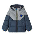 Name It Puffer Jacket - NmmMorten - Dark Sapphire w. Dino