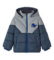 Name It Padded Jacket - NmmMorten - Dark Sapphire w. Dino