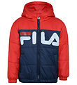 Fila Gevoerde Jas - Berkenthin - Echt rood/Black Iris