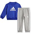 adidas Performance Sweatset - I Bos LOGO JOG - Blau/Wei