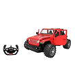 Rastar Remote Control Car w. Lights - Jeep Wrangler Rubicon - 1: