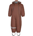 Mikk-Line Rainsuit w. Padding - PU - Recycled - Mink