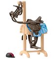 Schleich Horse Club - 10 cm - Saddle stand w. Saddle & Bridle 42