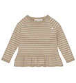 Flss Blouse - Knitted - Rib - Fly - Sand