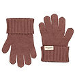 MarMar Gloves - Knitted - Ash - Tawny Rose