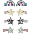 Mimi & Lula Hair Clips - 8 pcs - Mini Over the Rainbow Ziggy