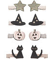 Mimi & Lula Haarspange - 8 st. - 3,5 cm - Mini Gruselig Hallowee