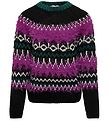 Kids Only Blússa - Prjónað - KogBria - Black/Clover/Bayberry