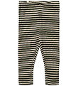 Wheat Leggings - Wool - Green Stripe