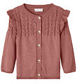 Name It Cardigan - Knitted - NmfOmilla - Light Mahogany