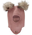 Mikk-Line Balaclava - Wool - Burlwood w. Pom-Pom