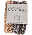 Kknekki Bandeaux  Cheveux Elastiques - Boue - 6 Pack - Marron