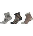 Melton Socks - 3-Pack - T-Rex - Light Grey Melange