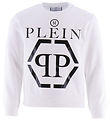 Philipp Plein Sweat-shirt - Blanc av. Noir