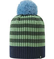 Reima Beanie - Wool/Acrylic - Tipla - Navy w. Stripes