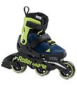Rollerblade Rollerskates - Microblade 3WD - Blue/Lime - In
