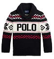 Polo Ralph Lauren Blouse - Knitted - Holiday - Black/White w. Re