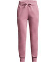 Under Armour Sweatpants - Rival Fleece Joggare - Rosa Elixir