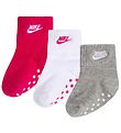 Nike Socken - 3er-Pack - Rush Pink/Weiß/Grau Meliert