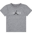 Jordan T-Shirt - Grau Meliert m. Logo