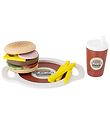 Bloomingville Mini Play Food - Jools - Burger - 13 Parts - Brown