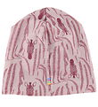 Joha Beanie - Wool/Cotton - Pink/Zebra