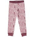 Joha Leggings - Wool/Cotton - Pink/Zebra