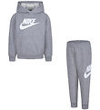 Ensemble de Jogging Nike - Gris Chiné av. Blanc