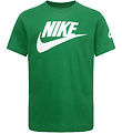 Nike T-Shirt - tape Green/Blanc