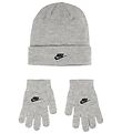 Nike Mütze/Handschuhe - Strick - Dark Grey Heather
