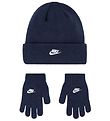 Nike Beanie/Gloves - Knitted - Obsidian